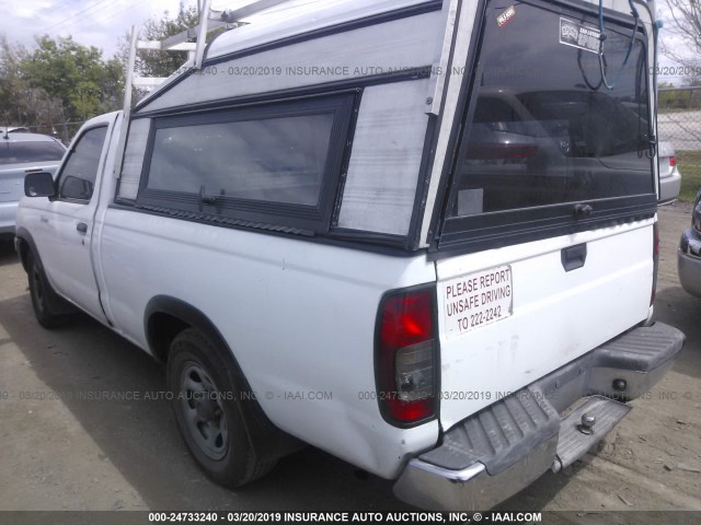 1N6DD21S3YC404998 - 2000 NISSAN FRONTIER XE WHITE photo 3