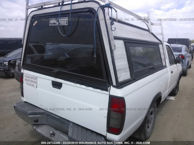 1N6DD21S3YC404998 - 2000 NISSAN FRONTIER XE WHITE photo 4