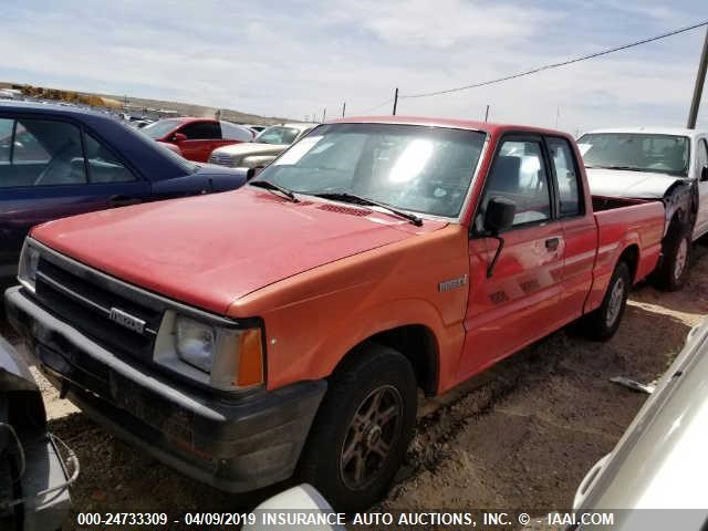 JM2UF3142L0886082 - 1990 MAZDA B2600 CAB PLUS RED photo 2