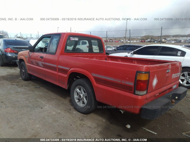 JM2UF3142L0886082 - 1990 MAZDA B2600 CAB PLUS RED photo 3