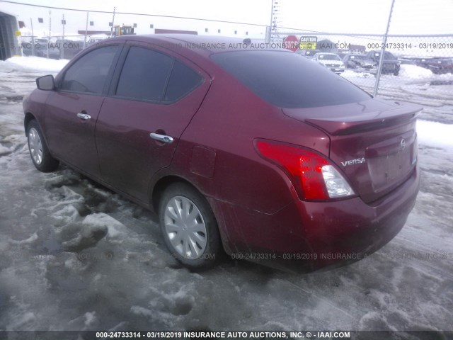 3N1CN7APXGL850074 - 2016 NISSAN VERSA S/S PLUS/SV/SL RED photo 3