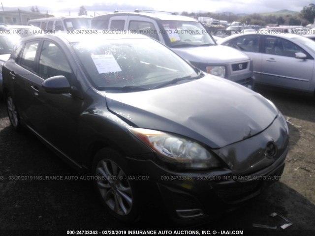 JM1BL1H6XA1325443 - 2010 MAZDA 3 S GRAY photo 1