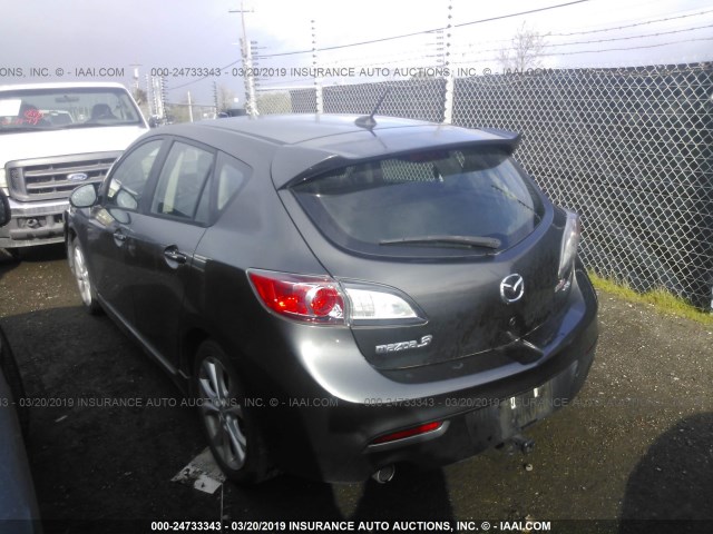 JM1BL1H6XA1325443 - 2010 MAZDA 3 S GRAY photo 3