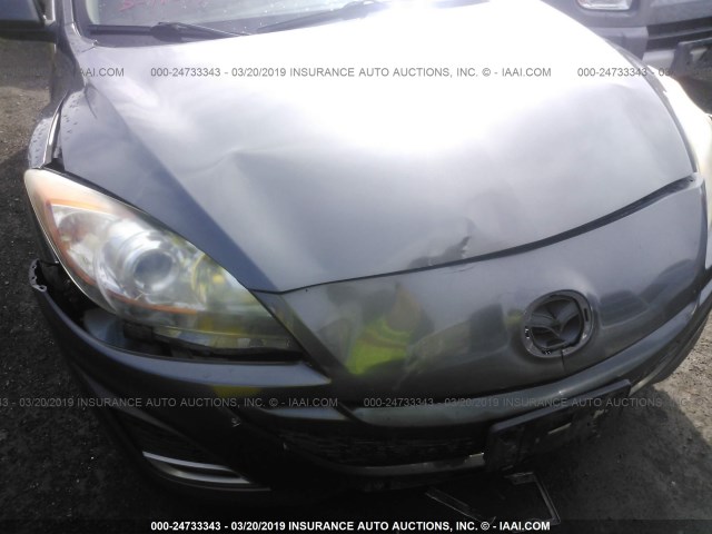 JM1BL1H6XA1325443 - 2010 MAZDA 3 S GRAY photo 6