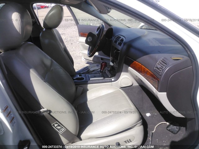 1LNHM86S73Y664330 - 2003 LINCOLN LS WHITE photo 5