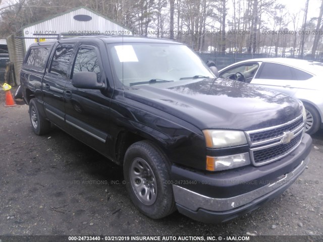 2GCEC13T961132342 - 2006 CHEVROLET SILVERADO C1500 BLACK photo 1