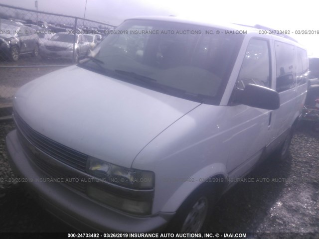 1GNDM19X25B129842 - 2005 CHEVROLET ASTRO WHITE photo 2