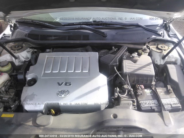 4T1BK46K58U572586 - 2008 TOYOTA CAMRY LE/XLE/SE WHITE photo 10