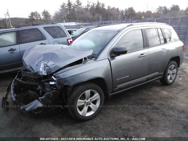 1J4NF1FB6BD239058 - 2011 JEEP COMPASS SPORT GRAY photo 2