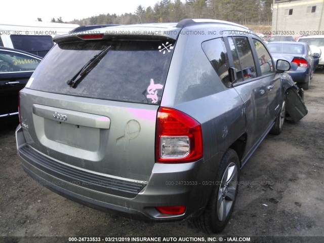 1J4NF1FB6BD239058 - 2011 JEEP COMPASS SPORT GRAY photo 4