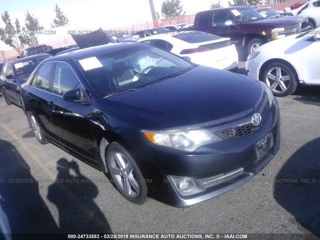 4T1BF1FK8CU534183 - 2012 TOYOTA CAMRY SE/LE/XLE Dark Blue photo 1