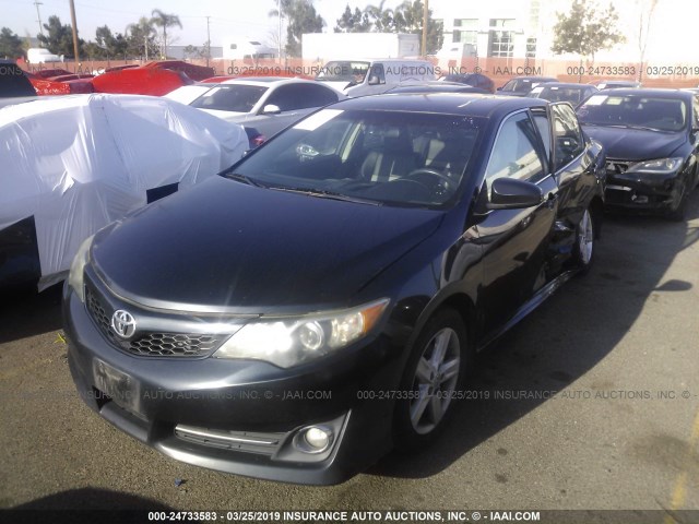 4T1BF1FK8CU534183 - 2012 TOYOTA CAMRY SE/LE/XLE Dark Blue photo 2