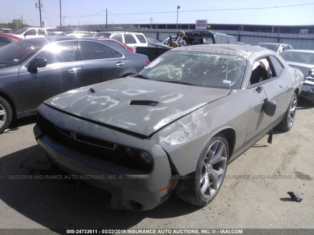 2C3CDZAG0HH580556 - 2017 DODGE CHALLENGER SXT GRAY photo 2