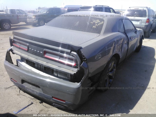 2C3CDZAG0HH580556 - 2017 DODGE CHALLENGER SXT GRAY photo 4