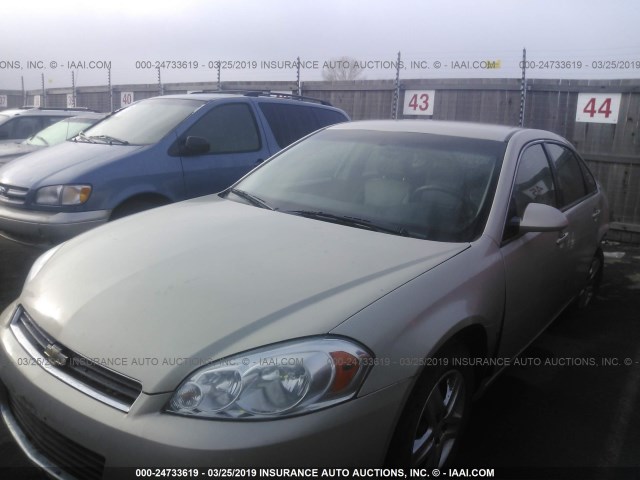 2G1WB55K289104947 - 2008 CHEVROLET IMPALA LS SILVER photo 2