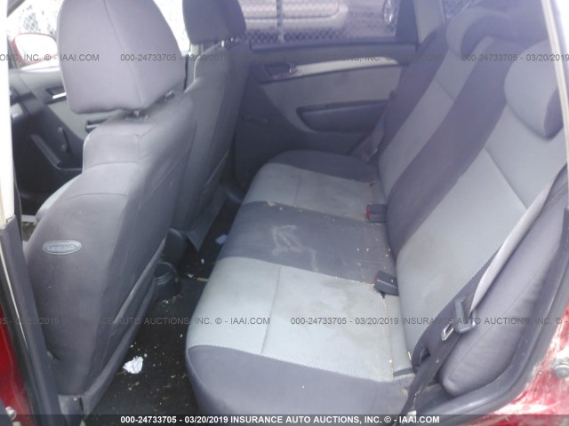 KL1TD66E59B633531 - 2009 CHEVROLET AVEO LS/LT Կարմիր լուսանկար 8