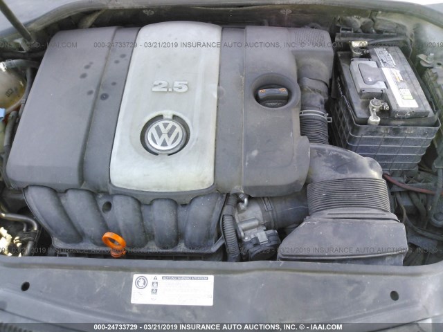 3VWRM71K59M169426 - 2009 VOLKSWAGEN JETTA SE/SEL GRAY photo 10