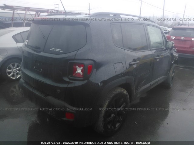 ZACCJBBT0GPD08318 - 2016 JEEP RENEGADE LATITUDE BLACK photo 4