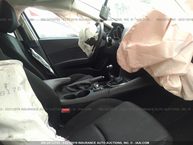 JM1BM1L74F1243213 - 2015 MAZDA 3 TOURING GRAY photo 5