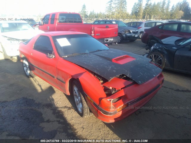 JM1FC3327H0548492 - 1987 MAZDA RX7 RED photo 1