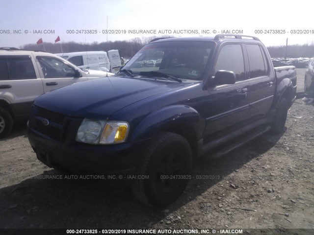 1FMZU77K35UB14145 - 2005 FORD EXPLORER SPORT TR  BLUE photo 2