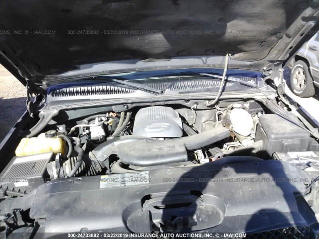 3GNEC12T84G173588 - 2004 CHEVROLET AVALANCHE C1500 GRAY photo 10