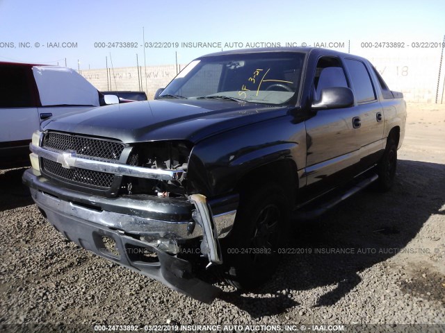 3GNEC12T84G173588 - 2004 CHEVROLET AVALANCHE C1500 GRAY photo 2