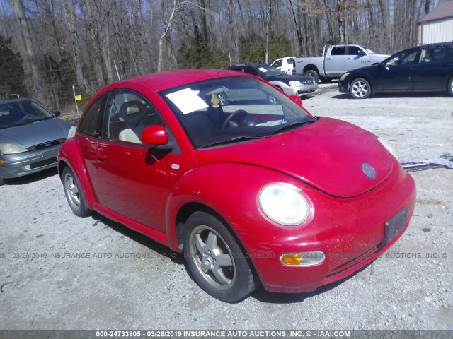 3VWBA21C8XM448548 - 1999 VOLKSWAGEN NEW BEETLE GL RED photo 1