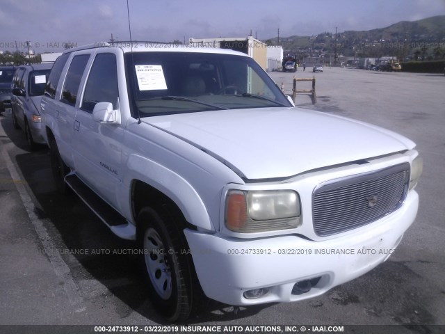 1GYEK13R1XR409950 - 1999 CADILLAC ESCALADE WHITE photo 1