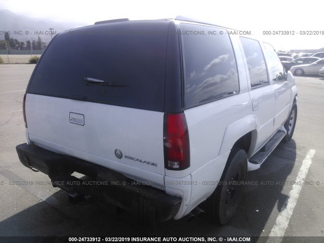 1GYEK13R1XR409950 - 1999 CADILLAC ESCALADE WHITE photo 4