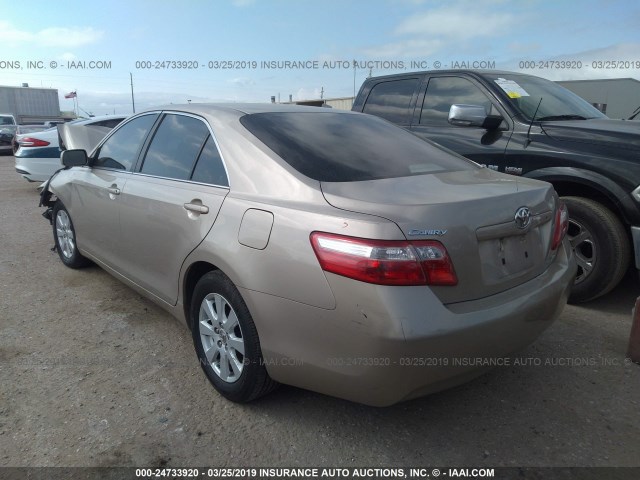 4T1BE46K19U865877 - 2009 TOYOTA CAMRY SE/LE/XLE GOLD photo 3