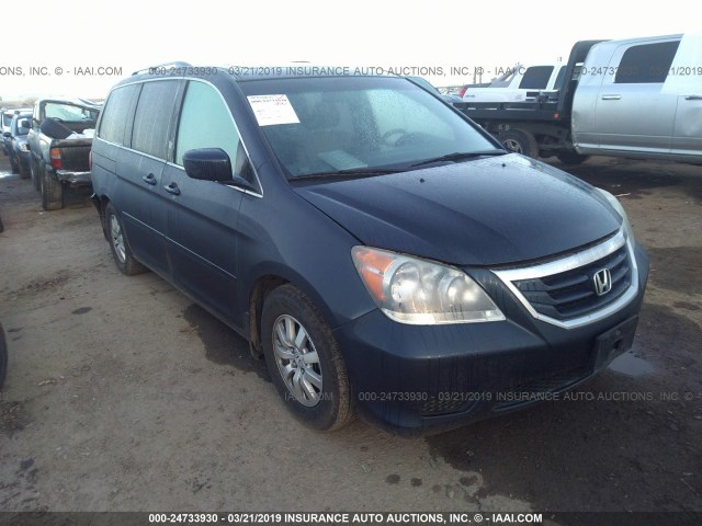 5FNRL3H61AB018034 - 2010 HONDA ODYSSEY EXL BLUE photo 1