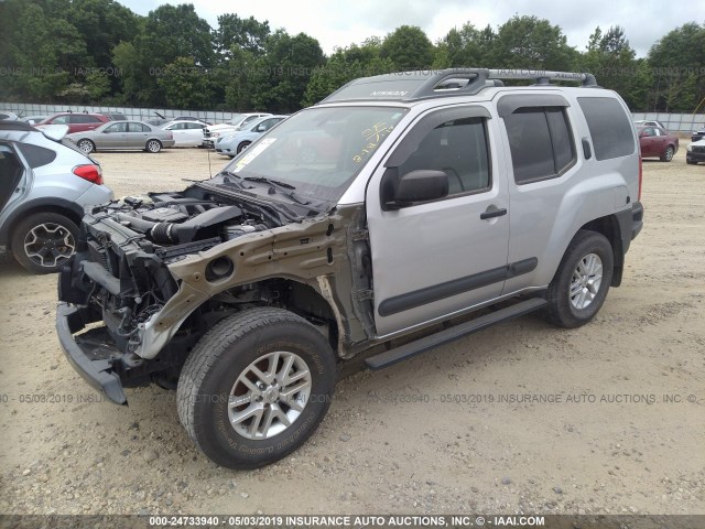 5N1AN0NU5FN663993 - 2015 NISSAN XTERRA X/S/PRO-4X SILVER photo 2