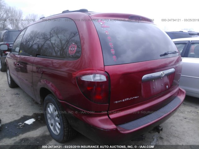 2C4GP44LX3R374731 - 2003 CHRYSLER TOWN & COUNTRY LX RED photo 3