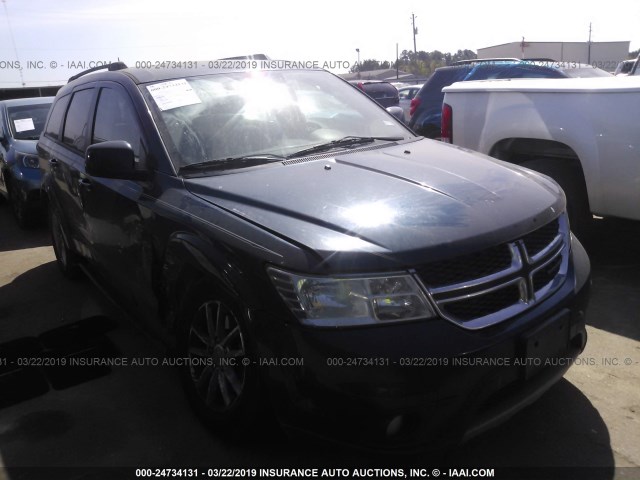 3C4PDCBG2DT630366 - 2013 DODGE JOURNEY SXT Dark Blue photo 1