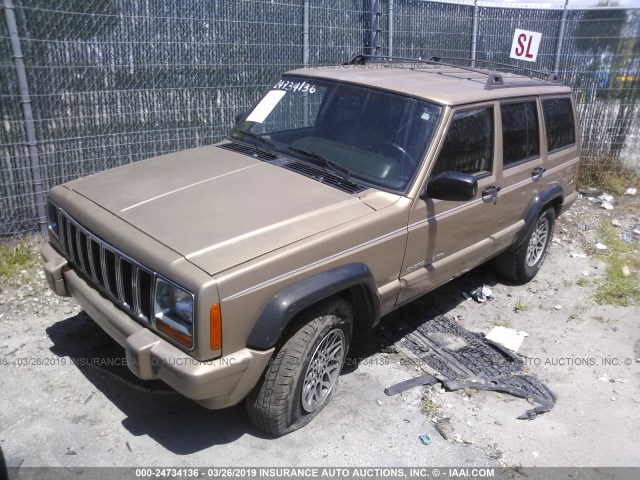 1J4FT78S0XL533632 - 1999 JEEP CHEROKEE LIMITED GOLD photo 2