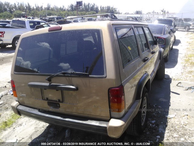 1J4FT78S0XL533632 - 1999 JEEP CHEROKEE LIMITED GOLD photo 4