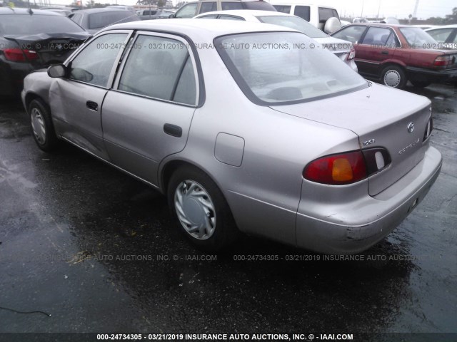 1NXBR12E4WZ129966 - 1998 TOYOTA COROLLA VE/CE/LE GOLD photo 3