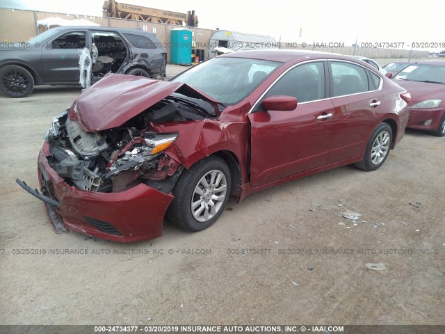 1N4AL3AP1HN321588 - 2017 NISSAN ALTIMA 2.5/S/SV/SL/SR RED photo 2