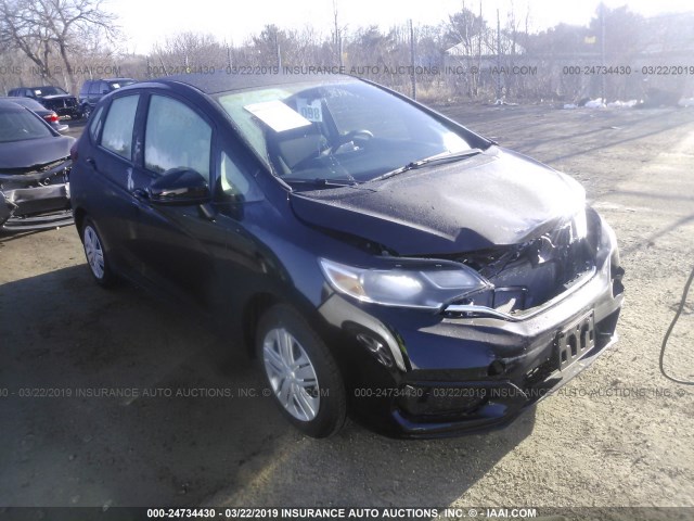 3HGGK5H48KM715610 - 2019 HONDA FIT LX BLACK photo 1