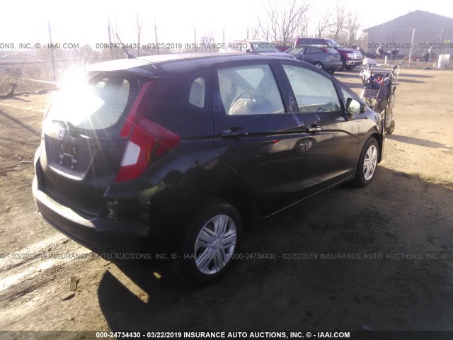 3HGGK5H48KM715610 - 2019 HONDA FIT LX BLACK photo 4