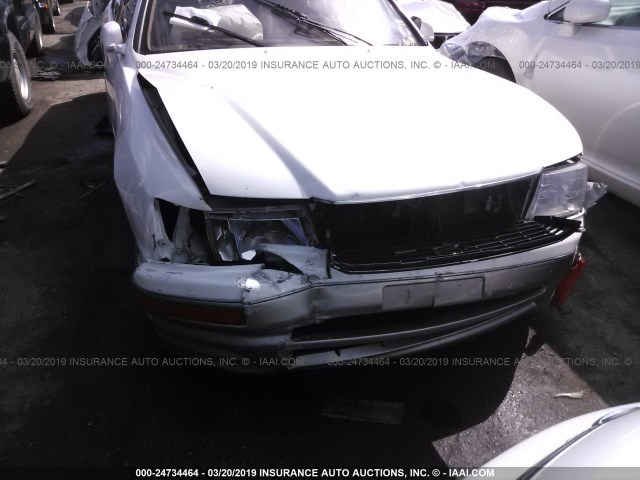 JT8BH22F1T0055249 - 1996 LEXUS LS 400 WHITE photo 6