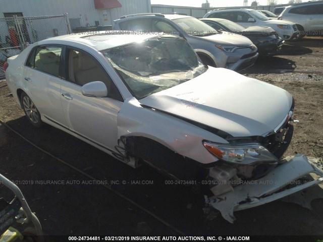 4T1BK3DB8BU429247 - 2011 TOYOTA AVALON LIMITED WHITE photo 1