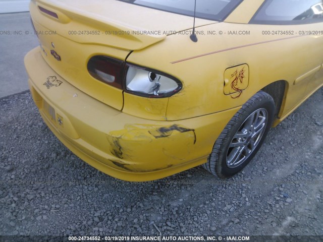 1G1JH12F427482821 - 2002 CHEVROLET CAVALIER LS SPORT YELLOW photo 6