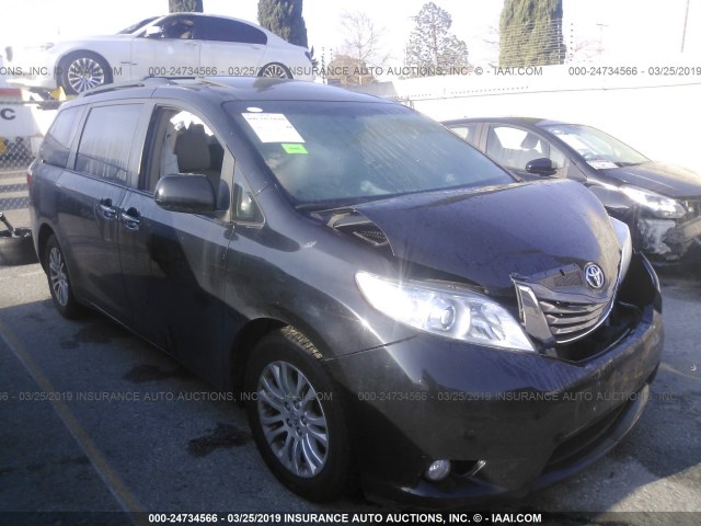 5TDYK3DC7FS600846 - 2015 TOYOTA SIENNA XLE/LIMITED BLACK photo 1