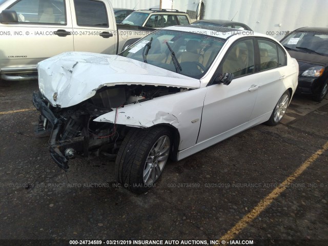 WBAVB17556NK30939 - 2006 BMW 325 I AUTOMATIC WHITE photo 2