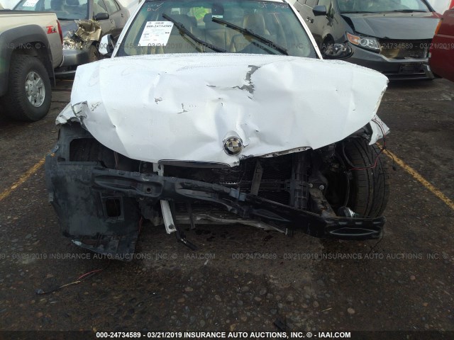 WBAVB17556NK30939 - 2006 BMW 325 I AUTOMATIC WHITE photo 6