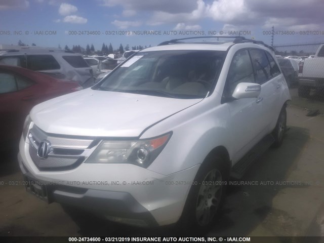 2HNYD28418H529209 - 2008 ACURA MDX TECHNOLOGY 白色 照片 2
