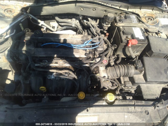 1YVFP80C335M18892 - 2003 MAZDA 6 I BLACK photo 10