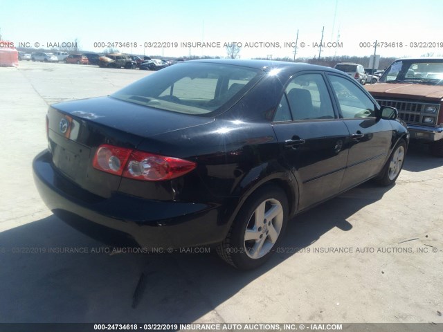 1YVFP80C335M18892 - 2003 MAZDA 6 I BLACK photo 4